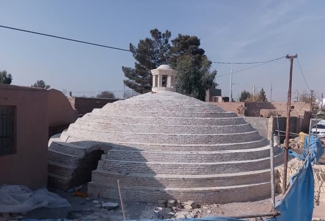 آب‌انبار بزرگ کهن‌آباد مرمت شد