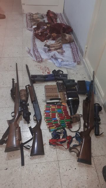 بازداشت ۶ شکارچی دامغانی/ کشف لاشه ۶ کل و قوچ و پرنده از شکارچیان