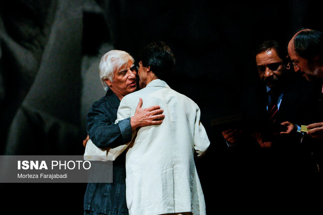 ناصر تقوایی و بهرام بیضایی در یک قاب