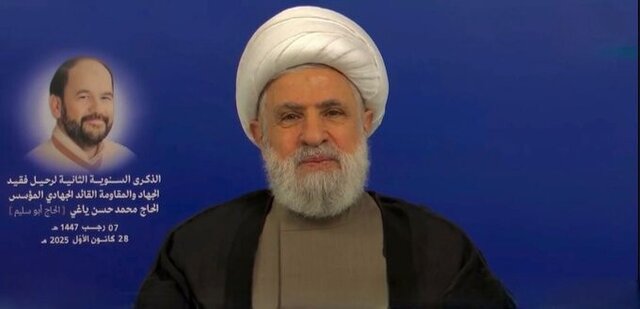 شیخ نعیم قاسم: لبنان در دل طوفان قرار دارد/ خلع سلاح پروژه‌ای برای فتنه‌انگیزی است