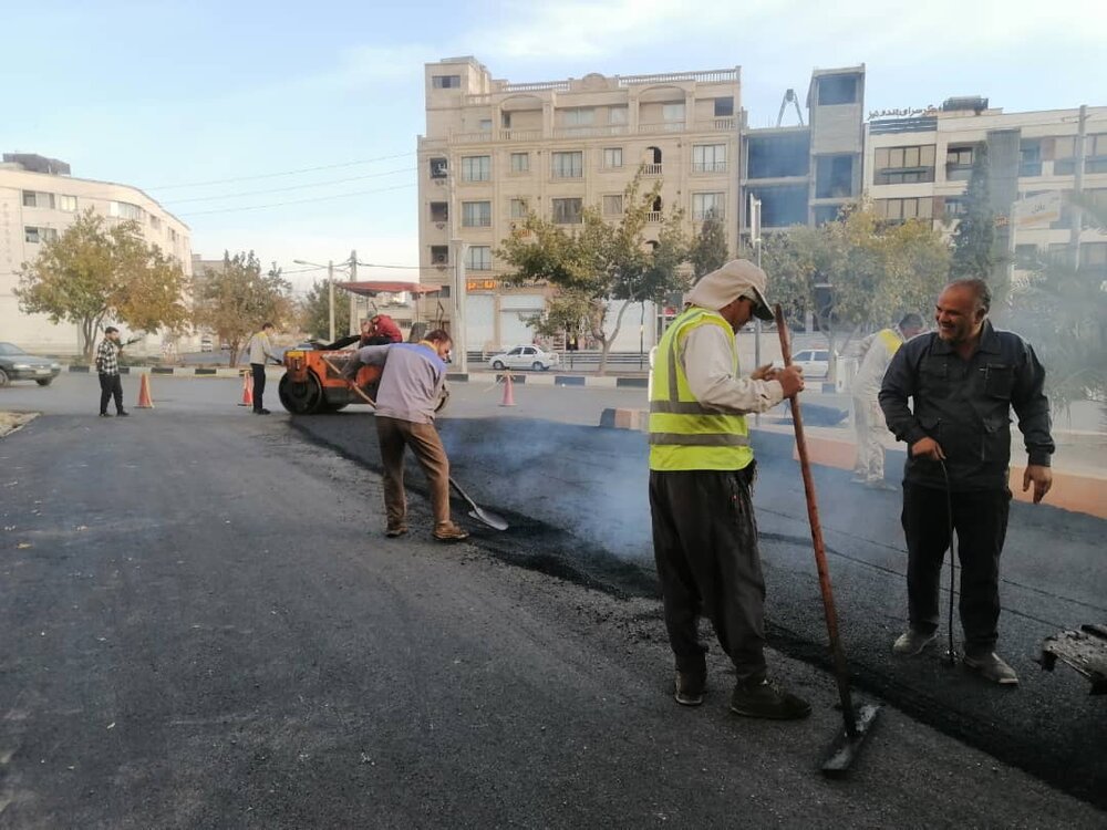 پیشرفت ۲۰ درصدی بهسازی معابر شیراز