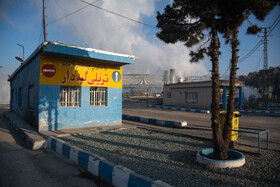 ورود به محل تخلیه چغندرقند کارخانه قند اصفهان