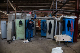 رختکن کارگران سالن اصلی در کارخانه قند اصفهان