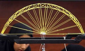 برگزاری مسابقه سازه‌های ماکارونی در دانشگاه صنعتی قم