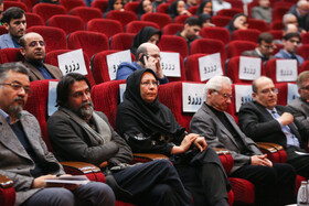 نرگس حسین‌مردی، معاون سرآمدان و نخبگان بنیاد ملی نخبگان در اختتامیه هفته پژوهش در دانشگاه فردوسی مشهد