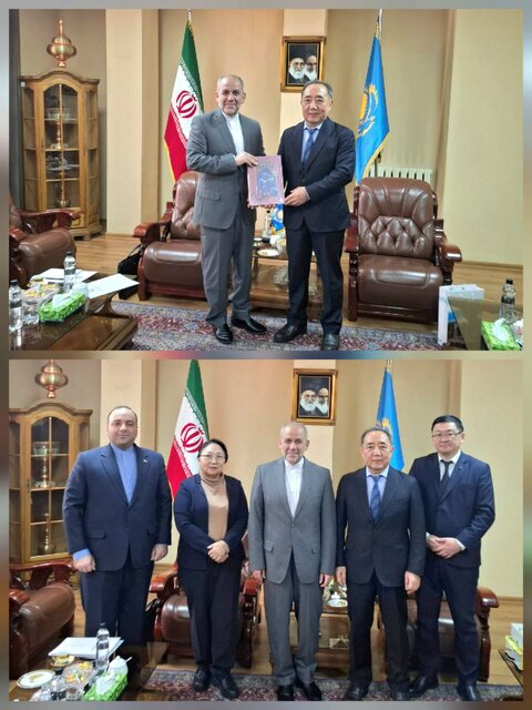 تاکید بر همکاری ایران و قرقیزستان در دیدار سفرای ۲ کشور در آستانه