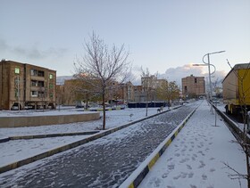 برف، ایلام را سفیدپوش کرد