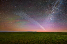 عکس روز ناسا از یک دنباله‌دار مصنوعی