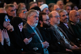 سیدعباس صالحی، وزیر فرهنگ و ارشاد اسلامی در اجرای سمفونی «ایران مرد»