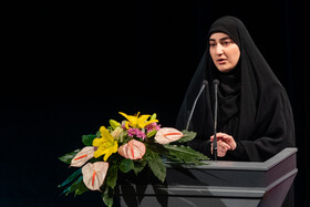 سخنرانی زینب سلیمانی در اجرای سمفونی «ایران مرد»