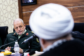 اسماعیل احمدی مقدم، رییس دانشگاه عالی دفاع ملی در نشست تخصصی تبیین روایت‌ها و پاسخ به شبهات جنگ ۱۲ روزه ایران و رژیم صهیونیستی