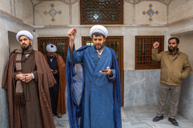 اجتماع مردم قم در یوم الله 9 دی - مدرسه فیضیه