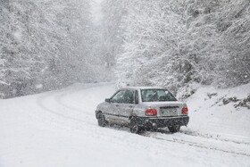 بارش برف زمستانی سوادکوه-مازندران