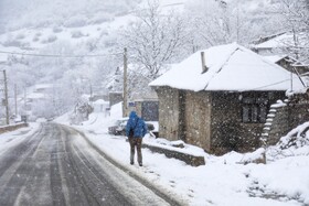 بارش برف زمستانی سوادکوه-مازندران