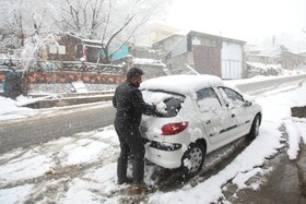 بارش برف زمستانی سوادکوه-مازندران