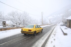 بارش برف زمستانی سوادکوه-مازندران