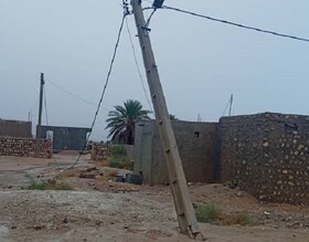 خسارت ۳۳۶ میلیارد ریالی سامانه بارشی اخیر به شبکه و تاسیسات توزیع برق فارس