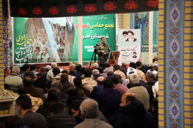 سخنرانی سرهنگ پاسدار توکل فرهادی فرمانده سپاه ناحیه اهر در مراسم گرامیداشت حماسه ۹ دی – شهرستان اهر