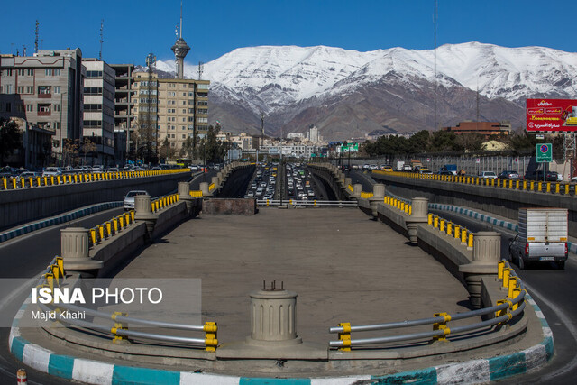 افزایش نسبی دما و وزش باد در تهران طی فردا