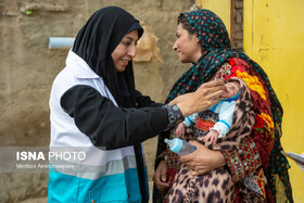 اجرای طرح ملی واکسن فلج اطفال در خاش