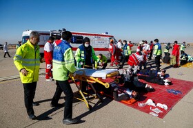 مانور طرح اضطراری فرودگاه شهید بهشتی اصفهان