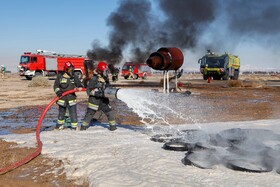 مانور طرح اضطراری فرودگاه شهید بهشتی اصفهان