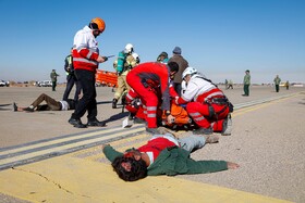 مانور طرح اضطراری فرودگاه شهید بهشتی اصفهان