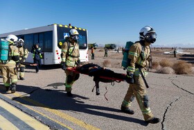 مانور طرح اضطراری فرودگاه شهید بهشتی اصفهان