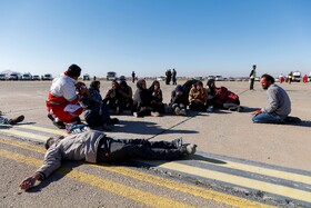 مانور طرح اضطراری فرودگاه شهید بهشتی اصفهان