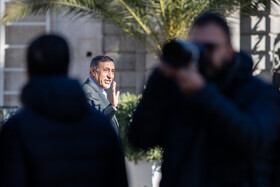 محمدجعفر قائم‌پناه، معاون اجرایی رئیس جمهور و سرپرست نهاد ریاست جمهوری در حاشیه جلسه هیات دولت - ۱۰ دی