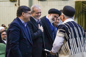 مسعود پزشکیان، رئیس جمهور در نشست فرهیختگان و فعالان فرهنگی استان چهارمحال و بختیاری