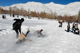 «تیوپ برفی» و خطرات ناشی از آن 