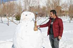 تفریحات زمستانه در دامنه رشته کوه زاگرس - شیراز