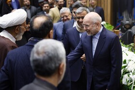 محمدباقر قالیباف، رئیس مجلس شورای اسلامی در سومین رویداد اعطای نشان مشهدالرضا (ع)