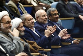 محمدباقر قالیباف، رئیس مجلس شورای اسلامی در سومین رویداد اعطای نشان مشهدالرضا (ع)