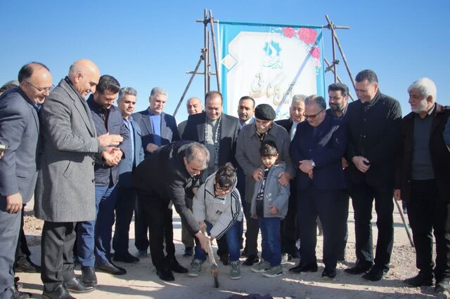 کلنگ‌زنی اقامت‌سرای بیماران سرطانی راه آسمان در سمنان