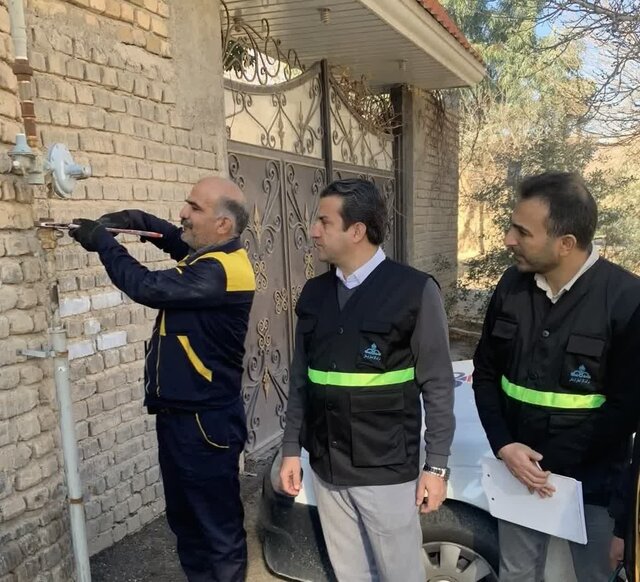 قطع گاز ۴۲۱ ویلاباغ در لرستان