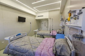 بخش مراقبت و درمان زخم شهدای هسته‌ای در بیمارستان الزهرا(س) اصفهان