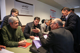 بازدید استاندار و مدیران در رویداد انرژینو با حضور غلامحسین مظفری، استاندار خراسان رضوی در هتل ثامن مشهد