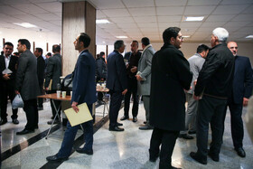 بازدید استاندار و مدیران در رویداد انرژینو با حضور غلامحسین مظفری، استاندار خراسان رضوی در هتل ثامن مشهد