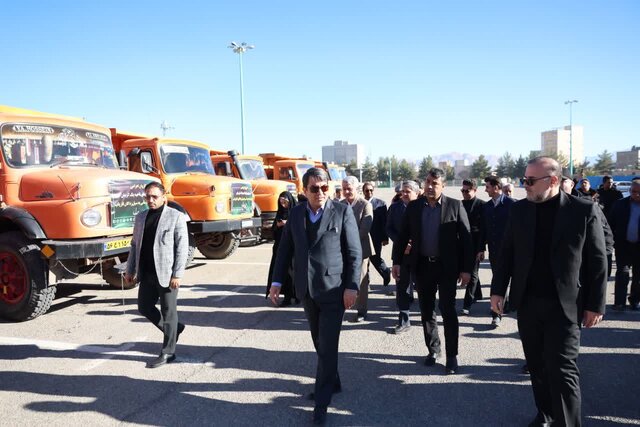 اعزام کاروان «کرمان همدل» شهرداری‌ها برای خدمت‌رسانی به سیل‌زدگان فاریاب