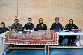 اعضای «تیم داوری» مسابقات لیگ بسکتبال با ویلچیر کشور - شیراز