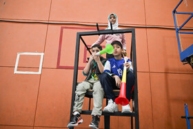 در حاشیه مسابقات لیگ بسکتبال با ویلچر کشور در شیراز