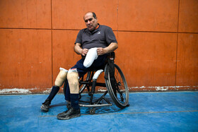 در حاشیه مسابقات لیگ بسکتبال با ویلچر کشور در شیراز