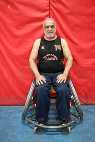 «تبسم»، «مجروح جنگی شلمچه»عضو تیم بسکتبال با ویلچر جانبازان فارس در لیگ کشور