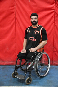 «ابوالفضل کوه پیما » دارای «معلولیت مادرزادی »عضو تیم بسکتبال با ویلچر جانبازان فارس در لیگ کشور