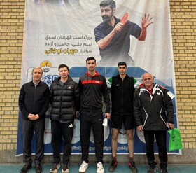 ترکیب تیم ملی پینگ‌پنگ مردان ایران در مسابقات قهرمانی جهان