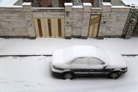 بارش اولین برف زمستانی در اردبیل