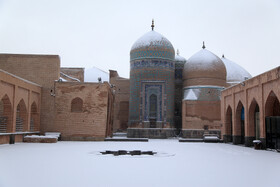 بارش اولین برف زمستانی در اردبیل