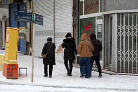 بارش اولین برف زمستانی در اردبیل